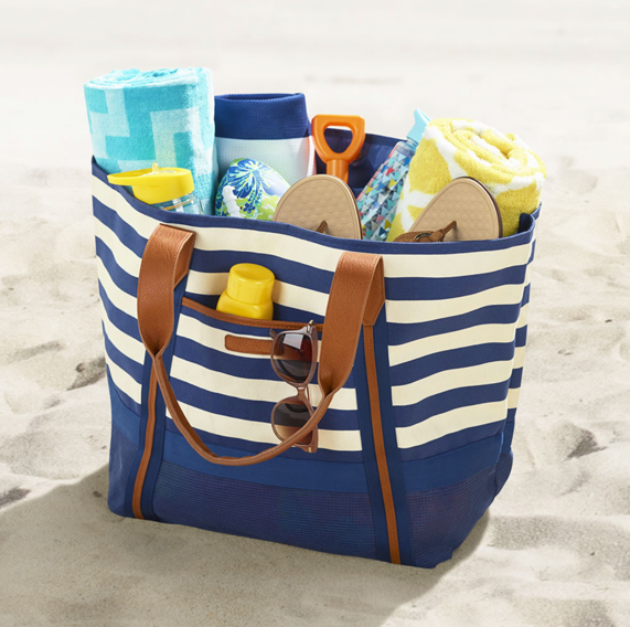 Outdoor travel printed beach bag