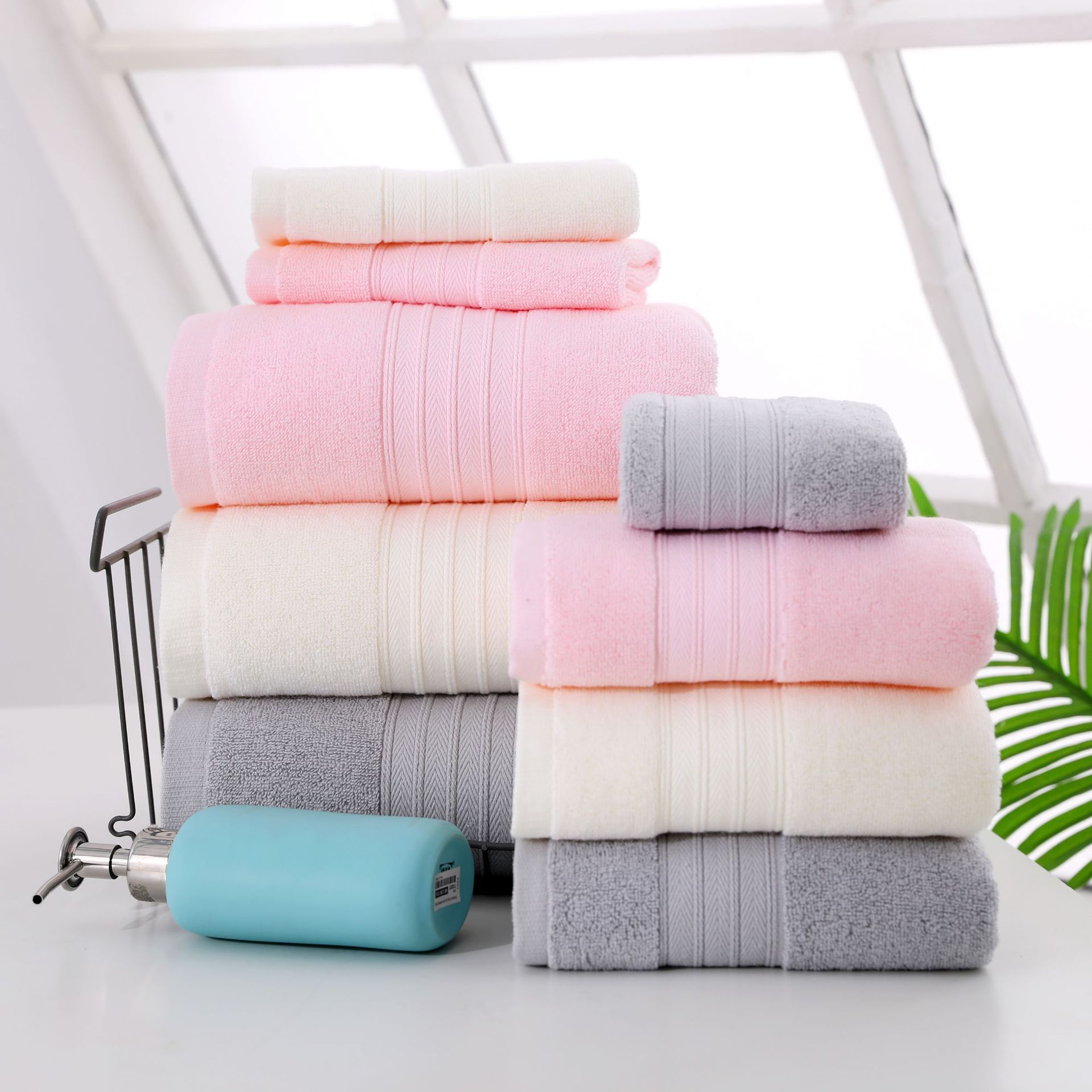High end pure cotton towel, all cotton towel